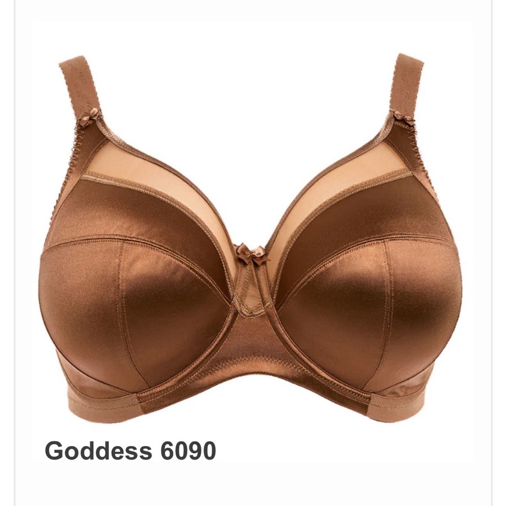 Goddess Women's Tan Full-Coverage Bra size 36 M
